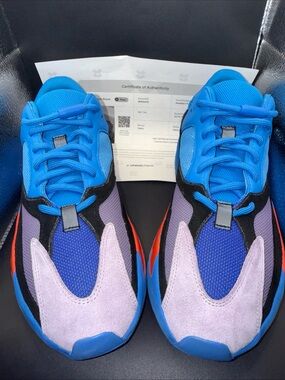Size 11.5 - adidas Yeezy Boost 700 Hi-Res Blue 2022, Hp6674, Very Clean, No Box